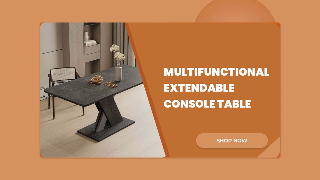 Multifunctional extendable console table by@Outfy