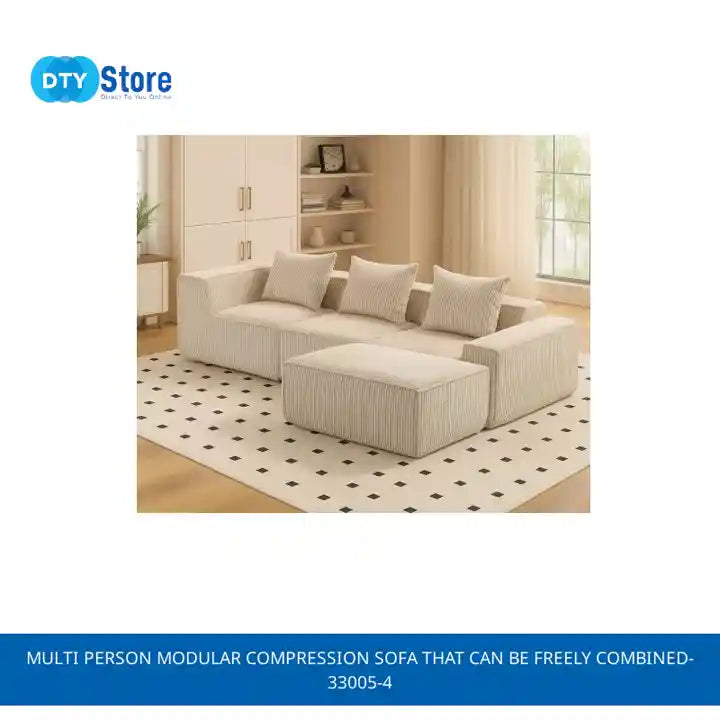 Multi person modular compression sofa that can be freely combined-33005-4 by@Outfy