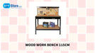 WOOD WORK BENCH 115cm by@Outfy