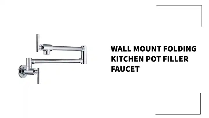 Wall Mount Folding Kitchen Pot Filler Faucet by@Outfy