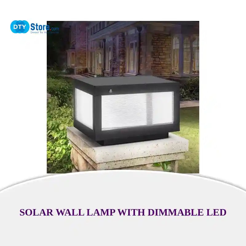 Solar Wall Lamp With Dimmable LED by@Outfy