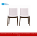 Laura Mid-Century Modern Solid Wood Dining Chair (Set of 2) by@Outfy