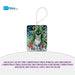 Aegean Cat By the Christmas Tree Porcelain Ornament Christmas Tree Hanging Decorations for Home Christmas Holiday, Rectangle, Gift, Multicolor by@Outfy