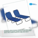 Outsunny 2 Piece Folding Chaise Lounge Pool Chairs, Outdoor Sun Tanning Chairs with 5-Level Reclining Back, Steel Frame for Beach, Yard, Patio, Blue by@Outfy