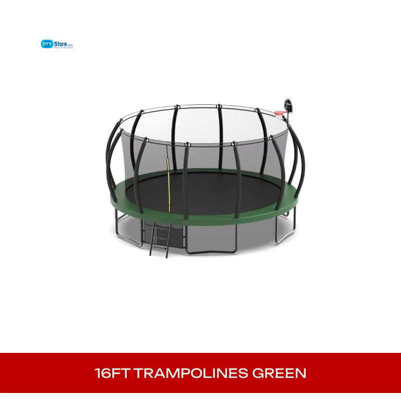16FT Trampolines green by@Outfy