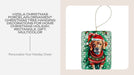 Vizsla Christmas Porcelain Ornament Christmas Tree Hanging Decorations for Home Christmas Holiday, Rectangle, Gift, Multicolor by@Outfy