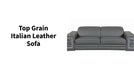 Top Grain Italian Leather Sofa by@Outfy