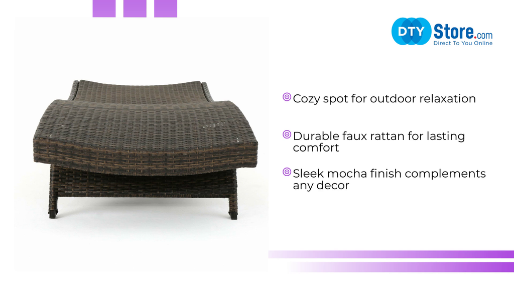 SALEM PE WICKER CHAISE LOUNGE by@Outfy