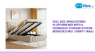 Full size Upholstered Platform bed with a Hydraulic Storage System - Beige(OLD SKU: LP000111AAA) by@Outfy