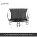 YC 14FT Springfree no Gap Trampoline- Black by@Outfy