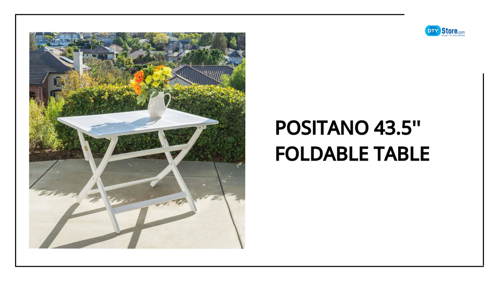 POSITANO 43.5&#039;&#039; FOLDABLE TABLE by@Outfy