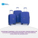 Expandable Hardshell Suitcase Double Spinner Wheels PP Luggage Sets Lightweight Durable Suitcase with TSA Lock,3-Piece Set (20/24/28) ,Navy by@Outfy