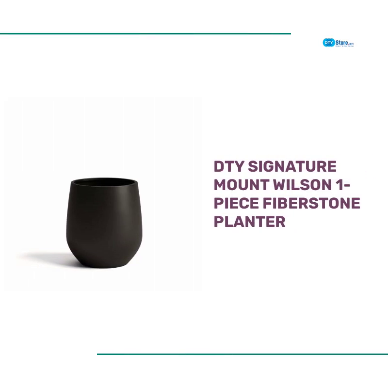 DTY Signature Mount Wilson 1-piece Fiberstone Planter by@Outfy