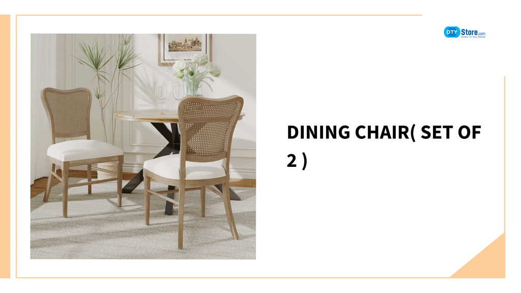 DINING CHAIR( SET OF 2 ) by@Outfy