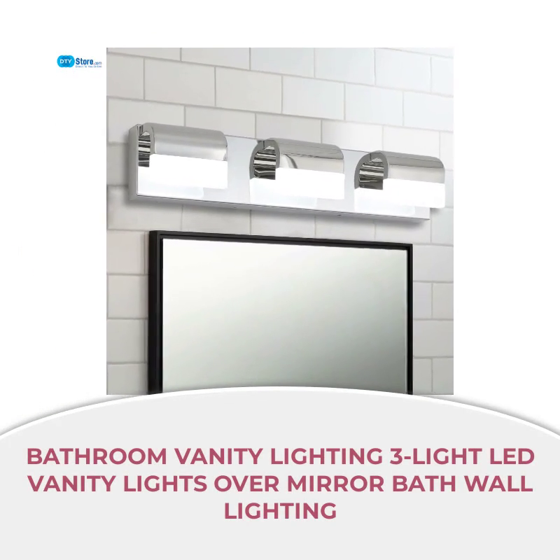Bathroom Vanity Lighting 3-Light LED Vanity Lights Over Mirror Bath Wall Lighting by@Outfy