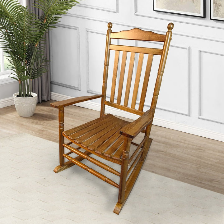 BALCONY PORCH ADULT ROCKING CHAIR OAKDTYStore