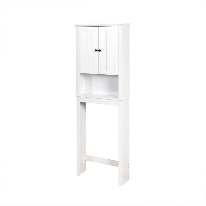 Bathroom Wooden Storage Cabinet Over-The-Toilet Space Saver with a Adjustable Shelf 23.62x7.72x67.32 inchDTYStore