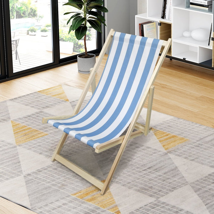 BEACH CHAIR stripe- folding chaise lounge chairDTYStore