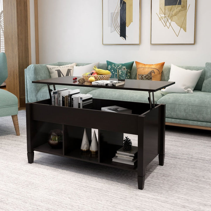 Lift Top Coffee Table-BlackDTYStore