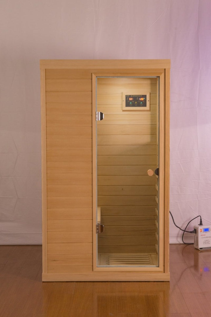 Mini Right Side Hemlock Sauna RoomDTYStore