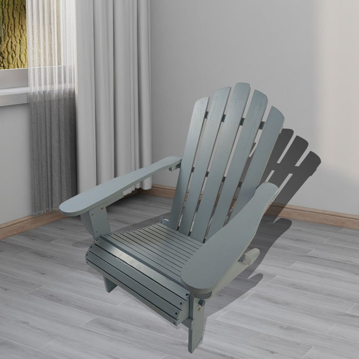 Outdoor or indoor Wood Adirondack chair,walnutDTYStore